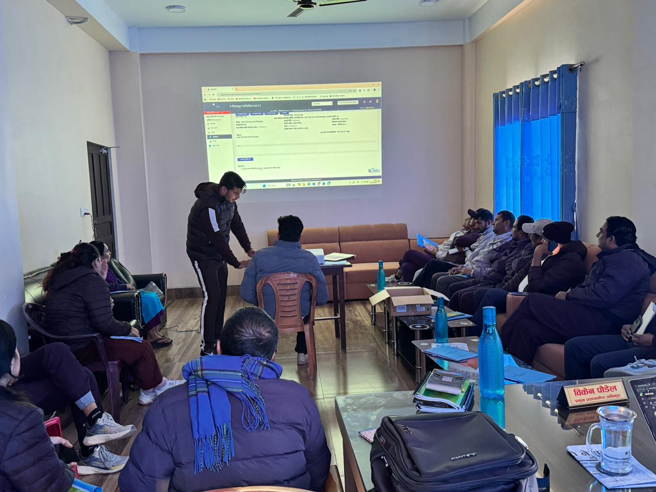 मिक्लाजुङ गाउँपालिकामा दर्ता–चलानी तथा योजना सम्बन्धी तालिम सफलतापूर्वक सम्पन्न भयो।