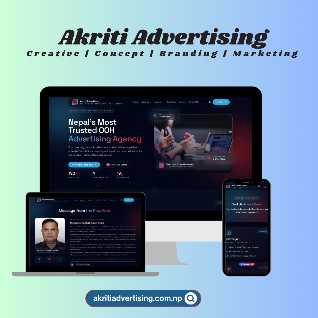 Akriti Advertising Creative | Concept | Branding | Marketing